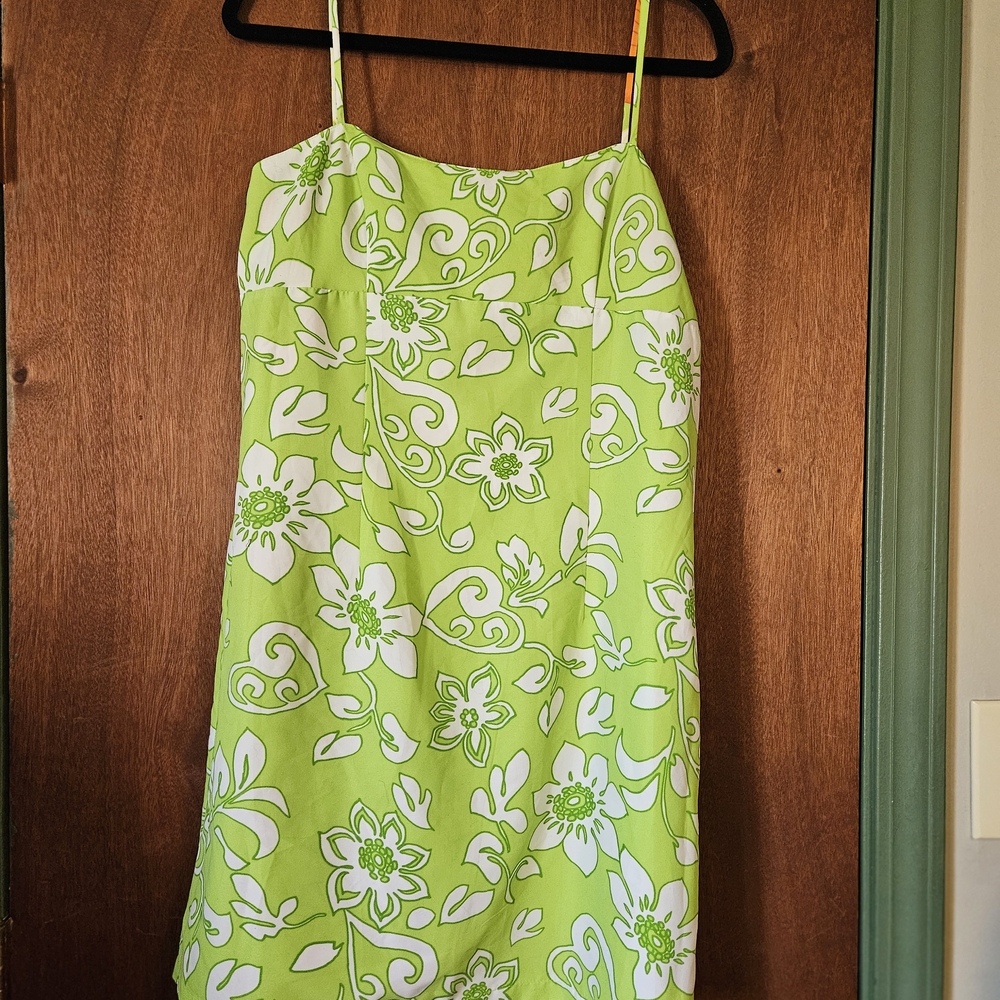 Green Spaghetti Strap Mini Sundress